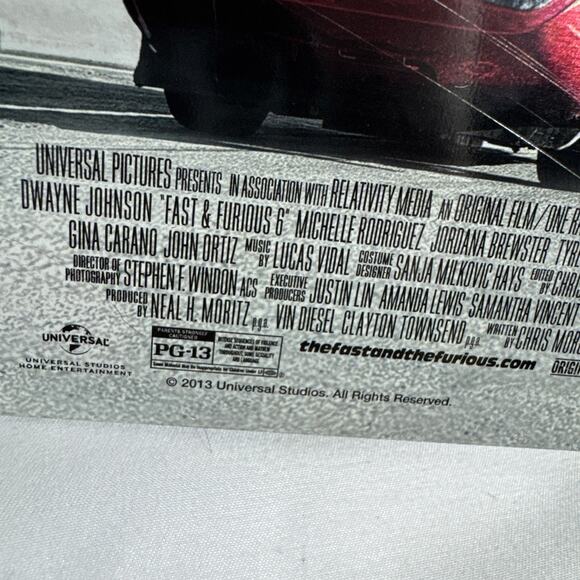 Fast & Furious 6 Extended Edition Blu-ray DVD Steelbook 2 Disc Set Tin Case - Picture 5 of 9